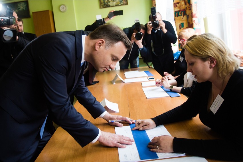 Wybory prezydenckie 2015. Na zdjęciu: Andrzej Duda