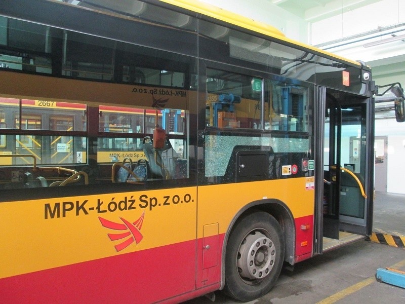 Autobus MPK ostrzelany z wiatrówki