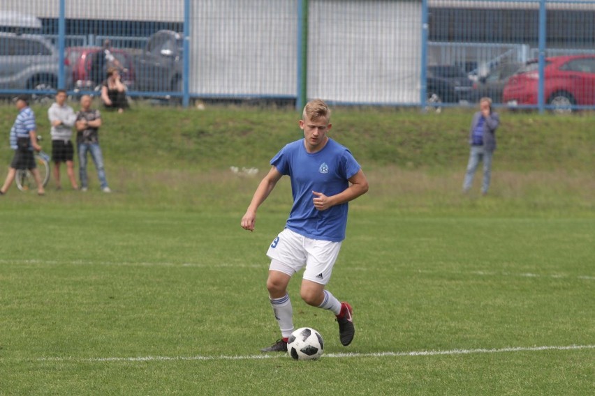 Jakub Nowak z drużyny CLJ U-17 Ruchu Chorzów