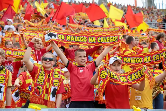 Na Młodej Ultrze zasiadło ponad 4 tysiące najmłodszych fanów Żółto-Czerwonych