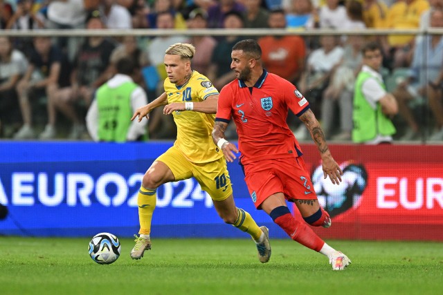 Ukraina zremisowała z Anglią we Wrocławiu 1:1. Dla Anglików to pierwsza strata punktów w eliminacjach Euro 2024.