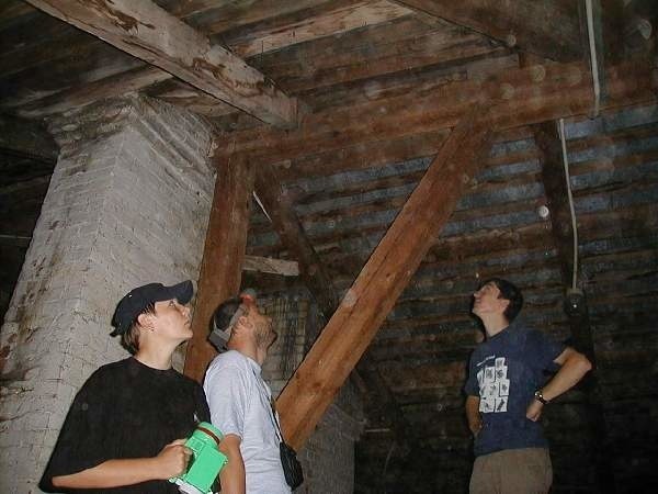 Uczestnicy warsztatów szukali nietoperzy m.in. na strychach starego budownictwa