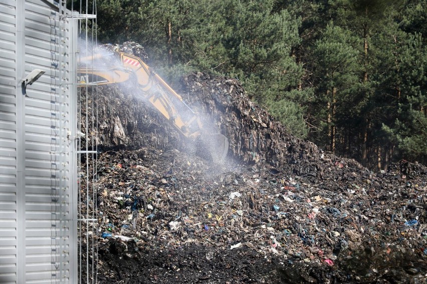 Pożar wysypiska śmieci w 2018 roku