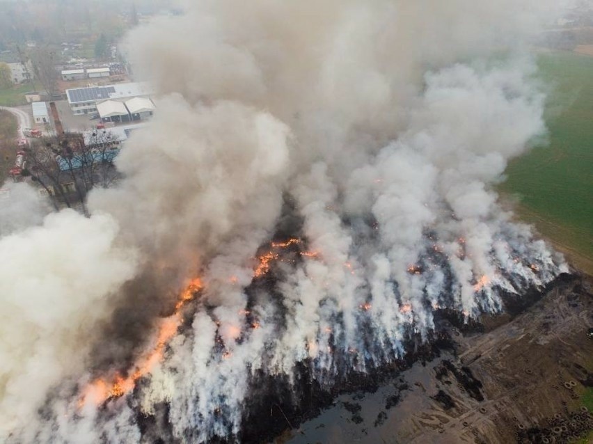 Pożar w Raciniewie pojawił się 13 listopada 2020 roku