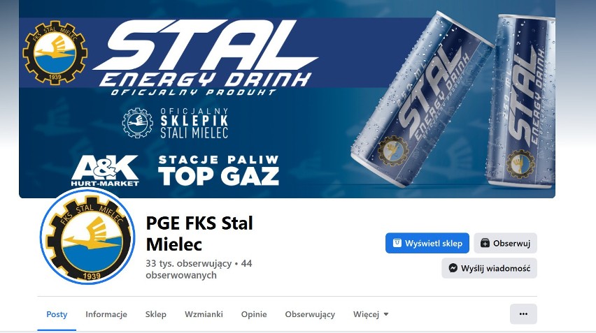 17. miejsce: Stal Mielec - 33.000 użytkowników obserwuje na...