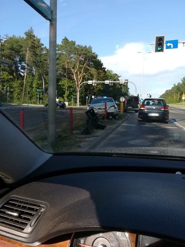 Niedzielny wypadek na skrzyżowaniu Ciołkowskiego ze...