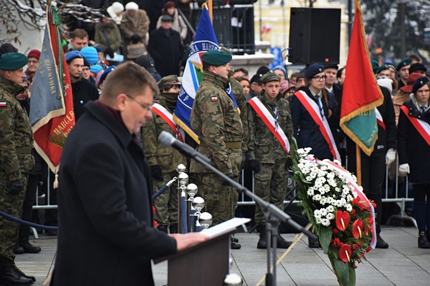 Uroczystości na Rynku Kościuszki w Święto Niepodległości