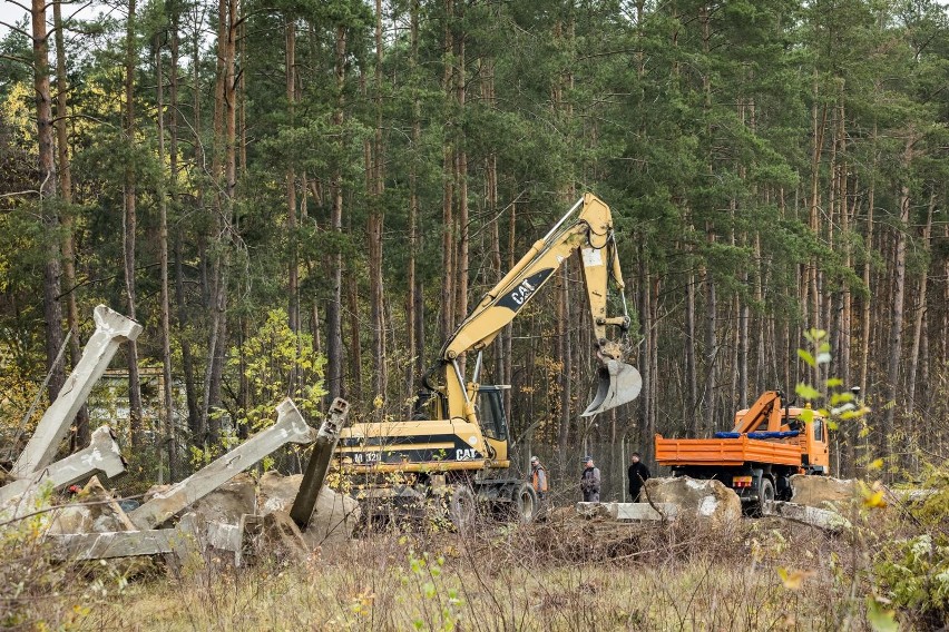 Na budowie przedszkola na terenie Bydgoskiego parku...