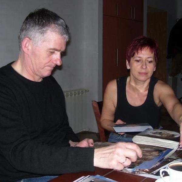 Przemysław Witasik ze swoją żoną Jolantą, wierną towarzyszką podróży.