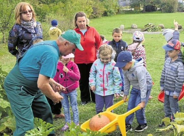 Największą zabawę przedszkolaki miały podczas żniw