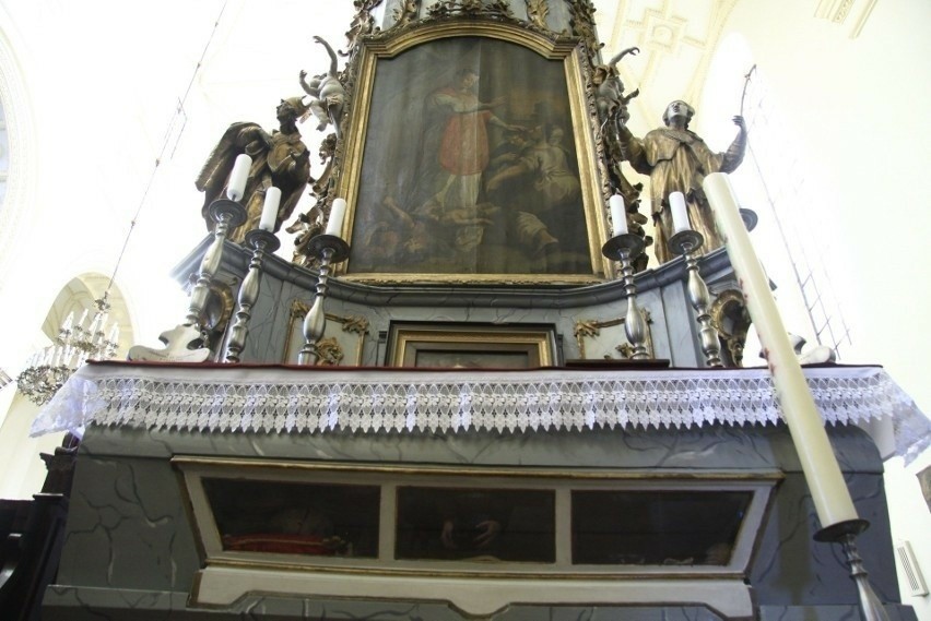 Relikwie św. Walentego znajdują się w kościele Nawrócenia...