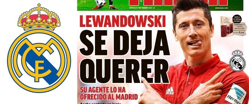 "Marca" znów łączy Lewandowskiego z Realem