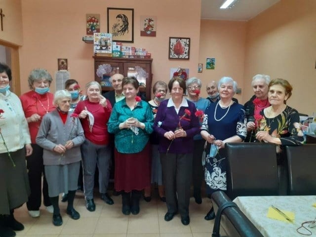 Święto Kobiet we włoszczowskim Klubie Senior Plus.