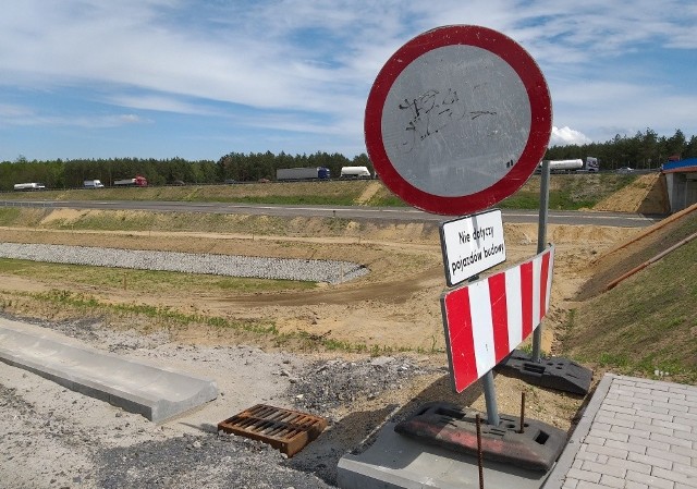 Tak wygląda niedokończony odcinek S3 Pokowice - Lubin