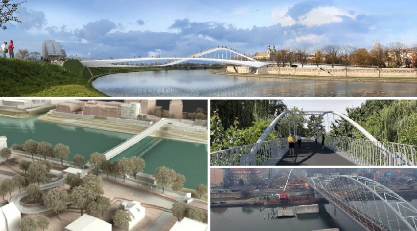 Miasto planuje budowę w Krakowie czterech nowych kładek...