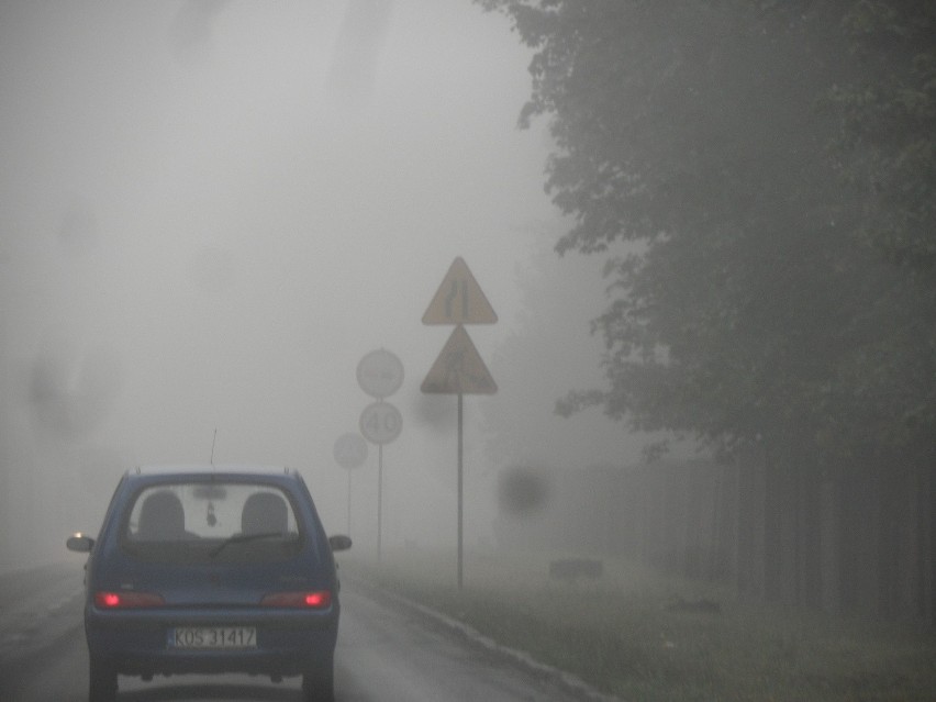 Mgła na Śląsku i Zagłębiu