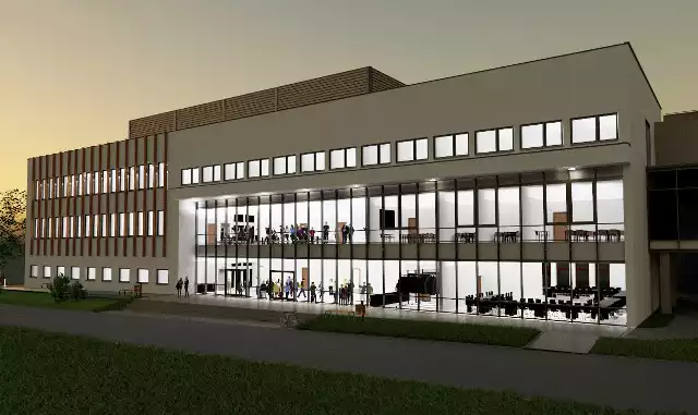 Tak będzie wyglądał nowy budynek Wydziału Prawa i Nauk Społecznych Uniwersytetu Jana Kochanowskiego w Kielcach.