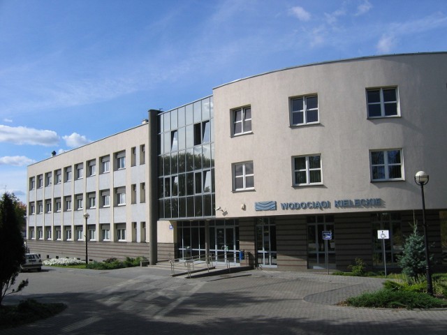 Siedziba Wodociągów Kieleckich przy ulicy Krakowskiej w Kielcach.