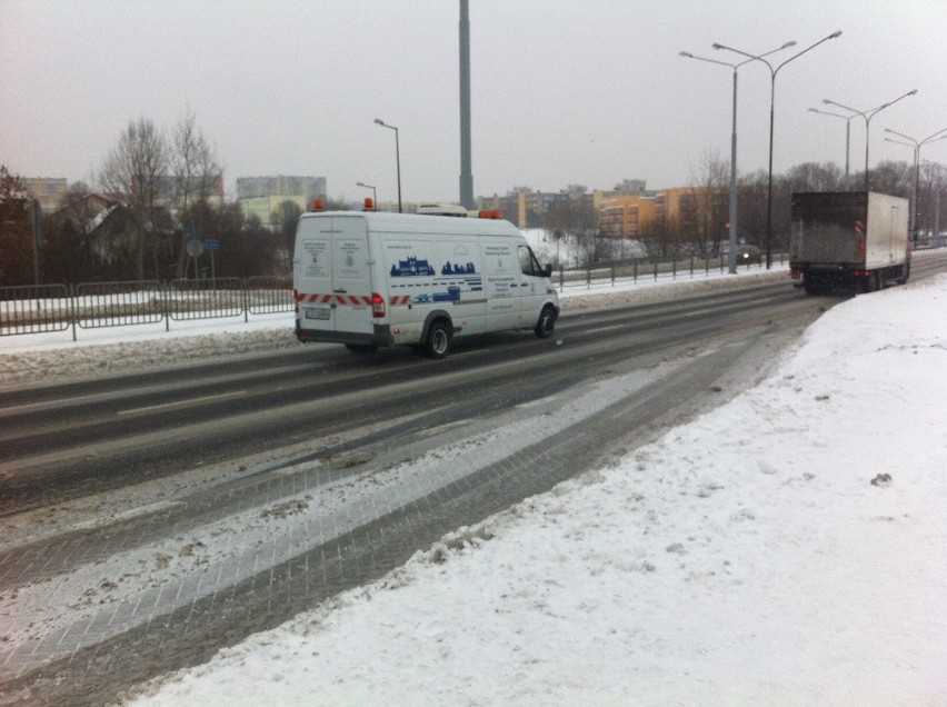 Lublin przykryty śniegiem