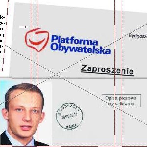 Zaproszenia na partyjne spotkanie wysłano w kopertach z nadrukiem posła RP, za które płaci Kancelaria Sejmu.