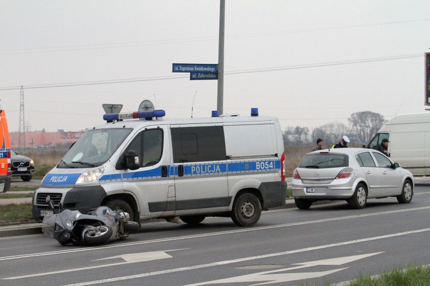 35-letni motocyklista zginął w wypadku koło Nieborowa....