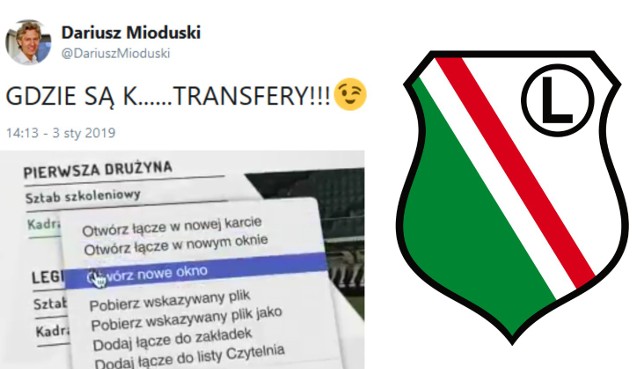 Legia i jej prezes zapowiedzieli transfer nowego piłkarza