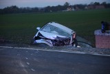 6 osób rannych w wypadku dwóch aut na Dolnym Śląsku. Droga krajowa 94 zablokowana [ZDJĘCIA]