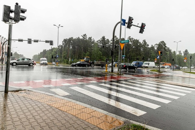 Sygnalizacja świetlna na skrzyżowaniu ulic Wiosennej i Ciołkowskiego ma zostać w tym roku zmodyfikowana
