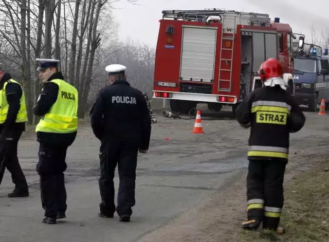 Wypadek w Sobótce Zachodniej. Zdjęcie ilustracyjne