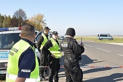 Terroryści w Pyrzowicach. Ćwiczenia