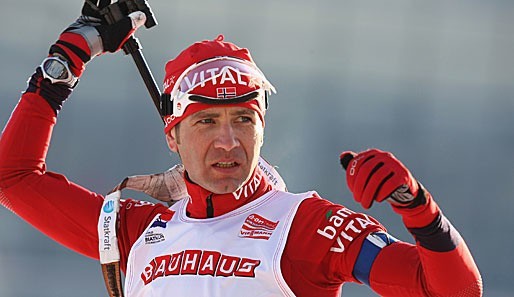 Ole Einar Bjoerndalen jest najwybitniejszym biathlonistą w historii.