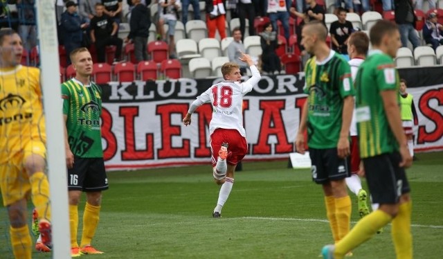 Piotr Pyrdoł zdobył gola w jesiennym spotkaniu obu drużyn