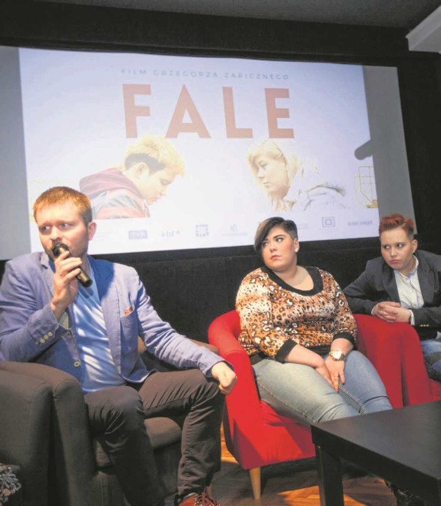 Twórcy  filmu „Fale” spotkali się wczoraj z publicznością w kinie Sfinks