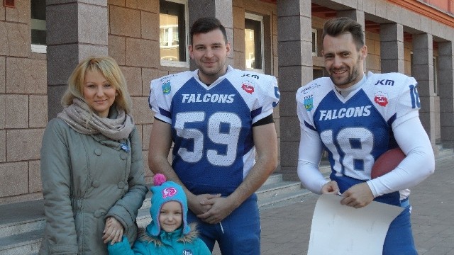 Jesteś piękna - akcja drużyny Tychy Falcons z okazji Dnia Kobiet.