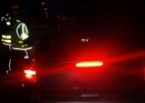 Pijany kierowca BMW "zaparkował" w murze posesji w Balczewie