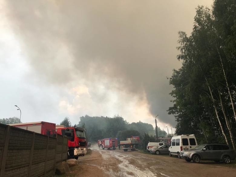 Studzianki. Pożar wysypiska śmieci z 24.08.2018. Prokuratura...