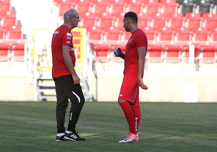 Franciszek Smuda poprowadził trening Widzewa [ZDJĘCIA]