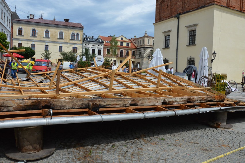 Gwałtowna burza w Tarnowie, ranni i spore zniszczenia [ZDJĘCIA INTERNAUTÓW]