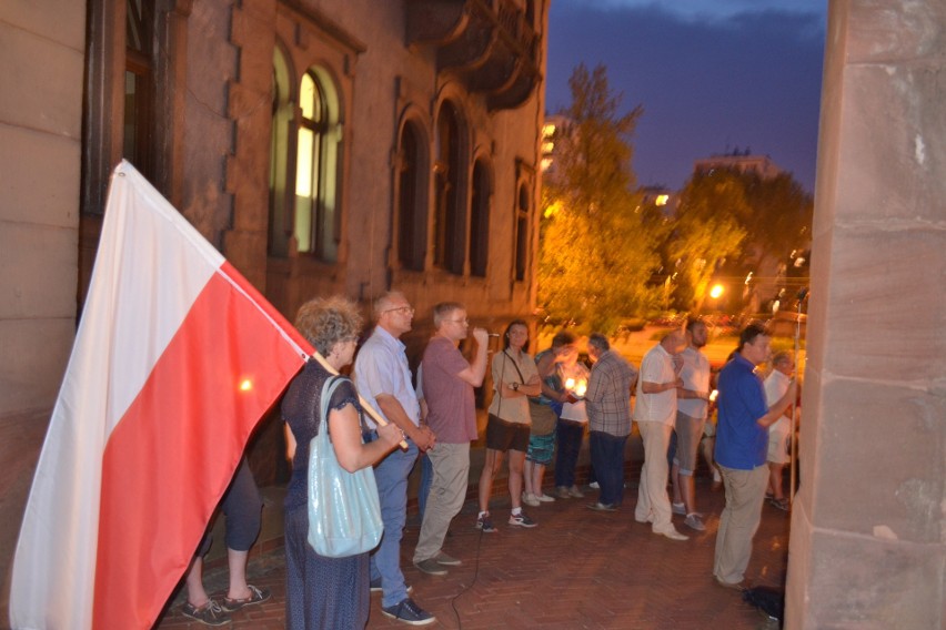 Protest przeciw reformie sądownictwa, Sosnowiec, 20 lipca