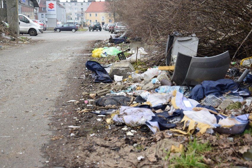 Nielegalne wysypisko leży w bezpośrednim sąsiedztwie...