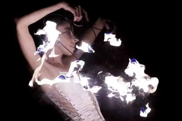Dni Połczyna-Zdroju 2015 - pokaz FIRESHOW grupy artystycznej Teatru Ognia LOS FUEGOS