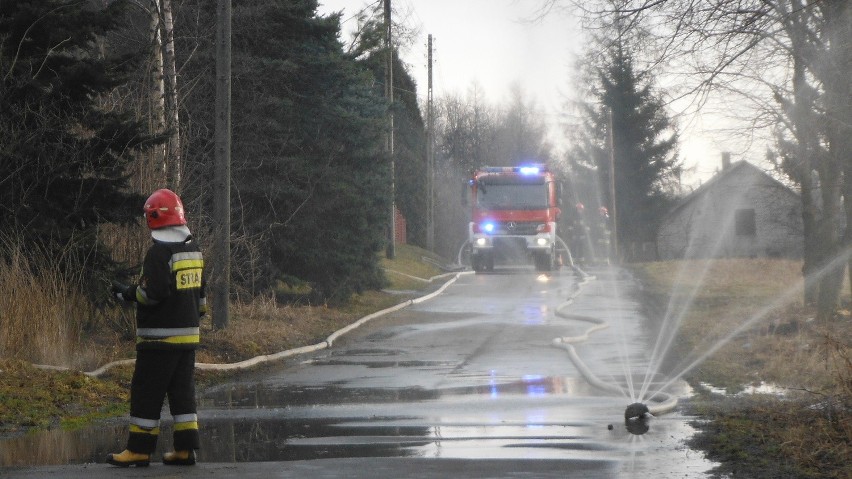 Ulatniający się gaz w Wolbromiu