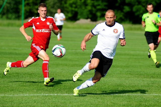 Marcin Siedlarz zdobył gola na 1:2