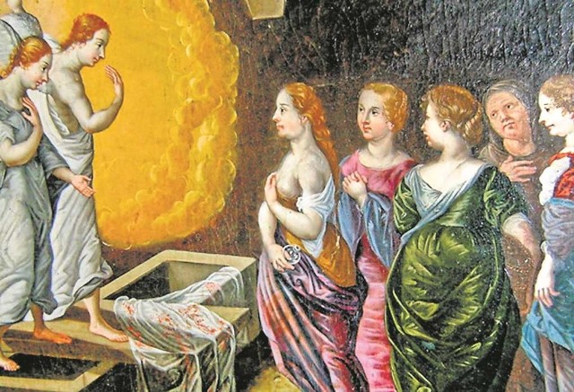 Maria Magdalena jako pierwsza odkryła pusty grób Jezusa. Były z nią inne kobiety, ale św. Jan z imienia wymienia tylko ją