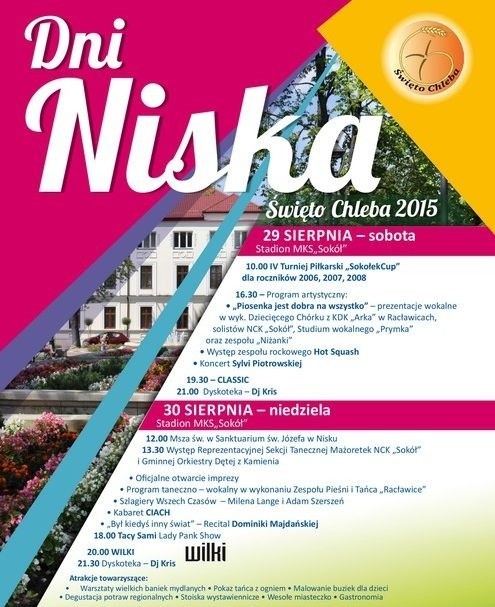 Gmina i Miasto Nisko organizuje w ostatni weekend sierpnia...