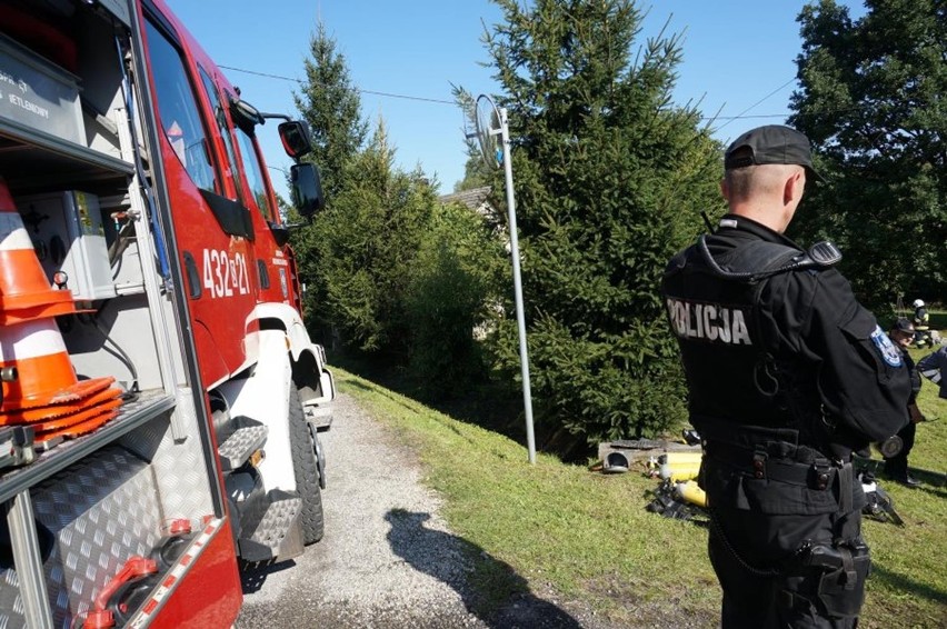 Wybuch w Wilamowicach WIDEO Wybuchł gaz. Część domu zawalona