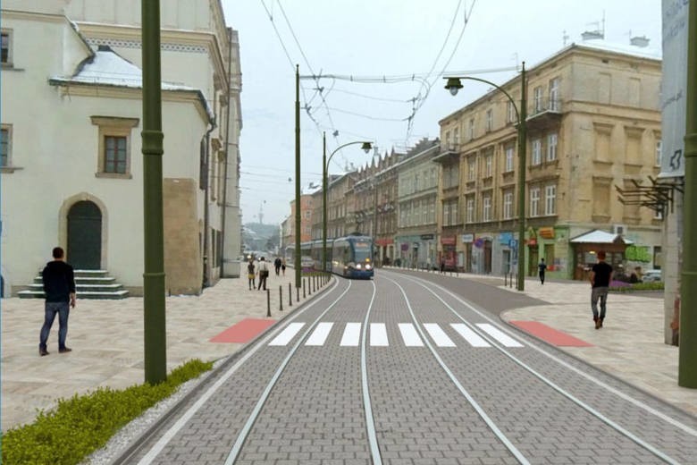 Kraków. W sobotę rozpocznie się przebudowa ulicy Krakowskiej. Urzędnicy ogłosili, jak pojadą auta i tramwaje