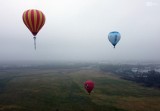 Szczecin. Balony wzniosły się nad lotniskiem w Dąbiu. Niecodzienna promocja projektu SBO
