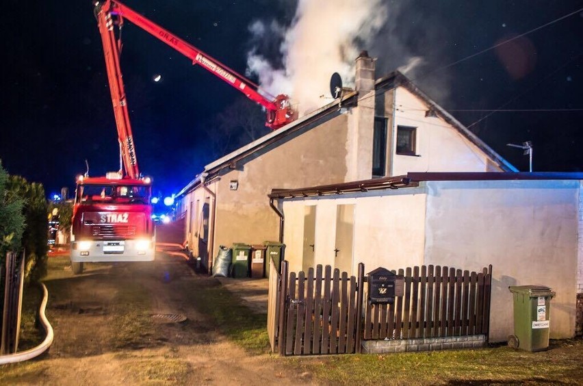 Zawadzkie. Pożar budynku wielorodzinnego przy ul. Andrzeja.