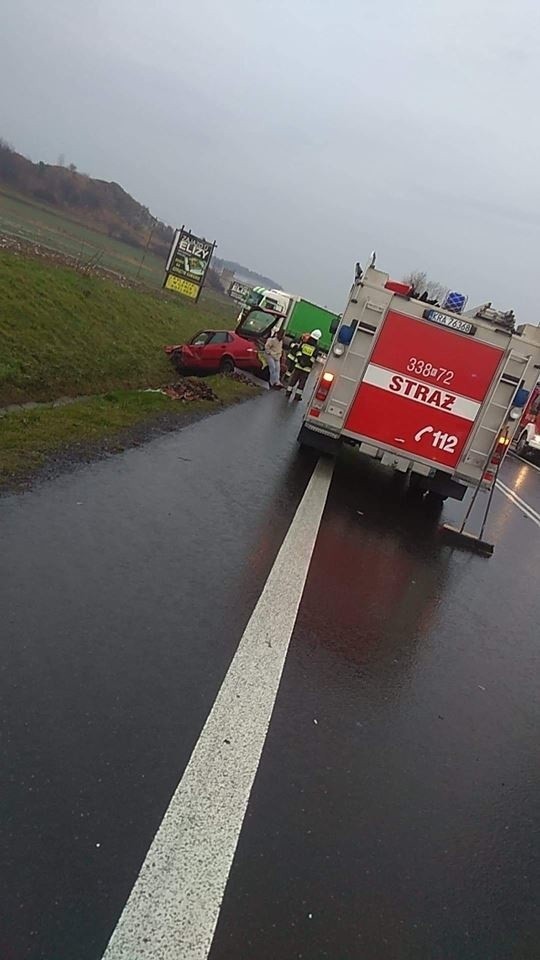Czajowice. Poważny wypadek na trasie Kraków - Olkusz